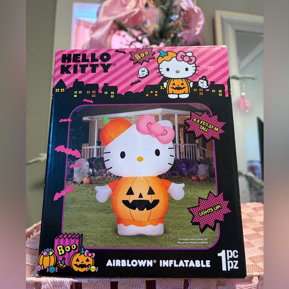 Hello Kitty Inflatable Holloween Decoration